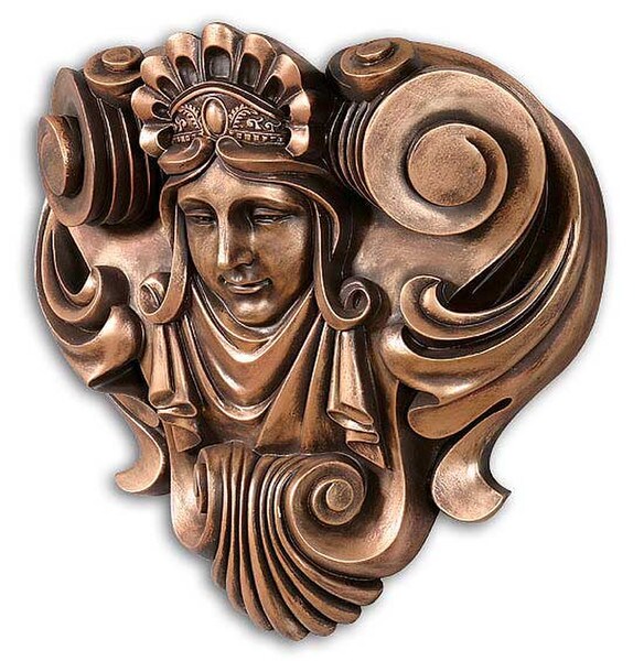 Victorian Bronze Corbel made of lightweight durable resin